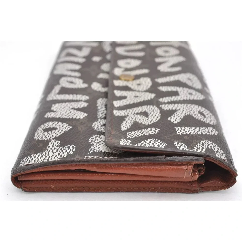 Louis Vuitton Stephen Sprouce White Graffiti Monogram Wallet